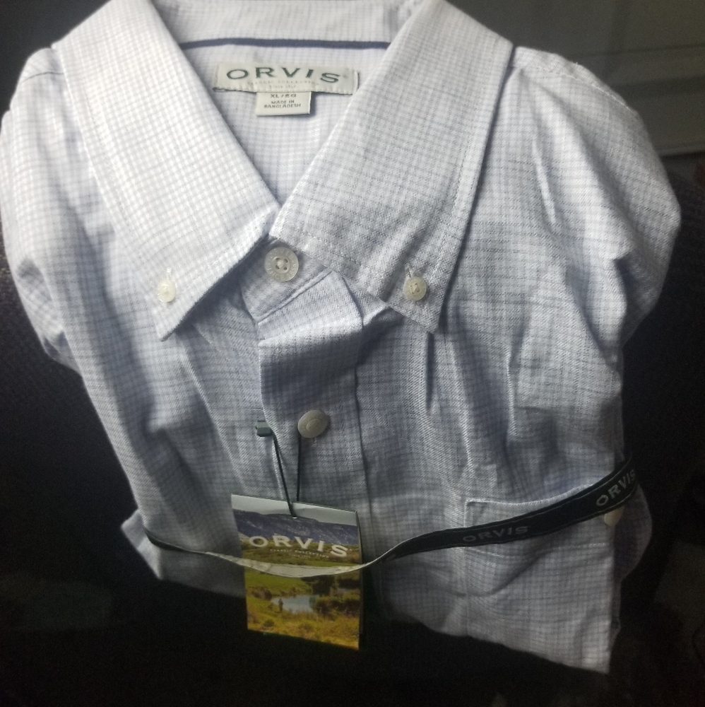 Men's XL Orvis Button Up Shirt